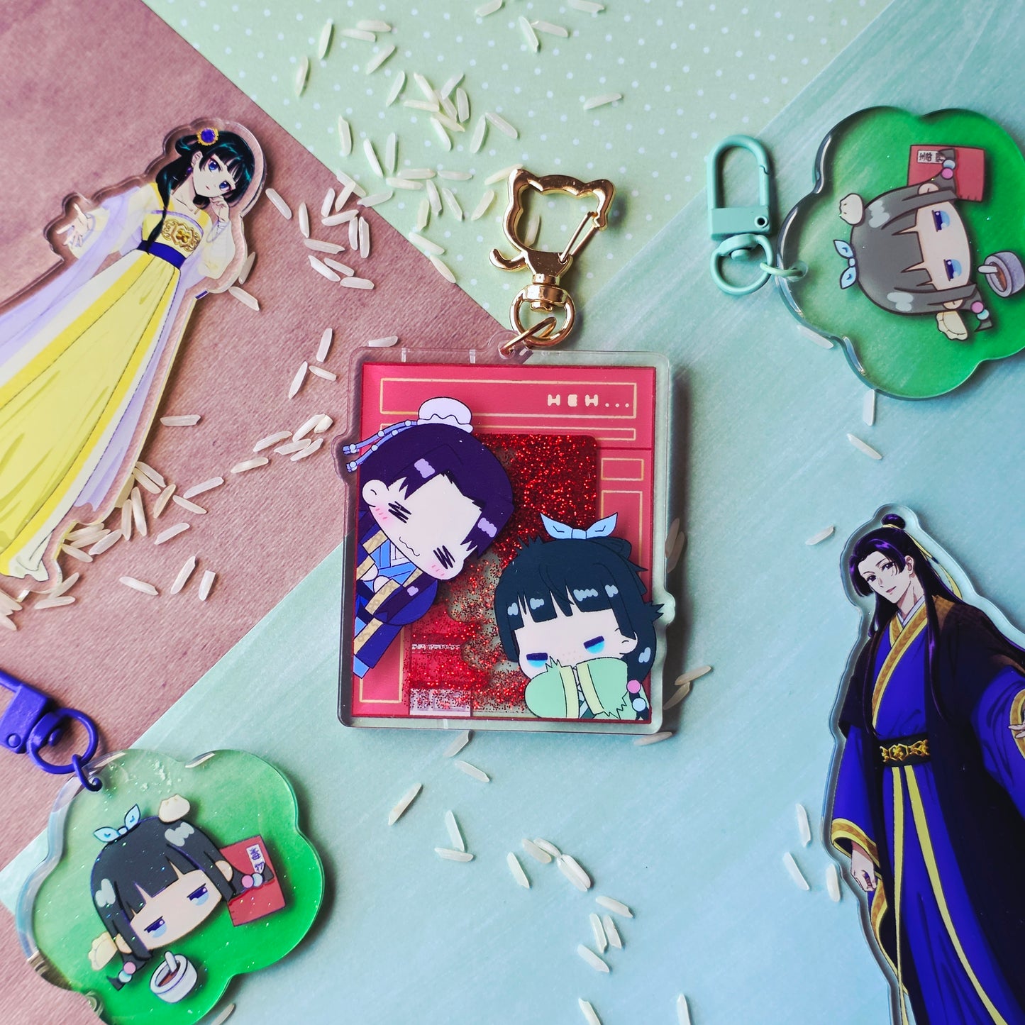 MAOMAO JINSHI HEH KEYCHAIN