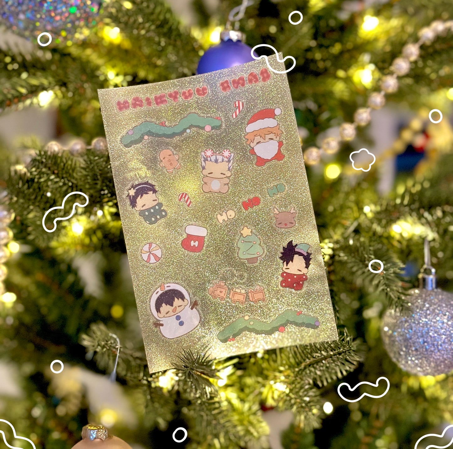 HAIKYUU XMAS STICKERS