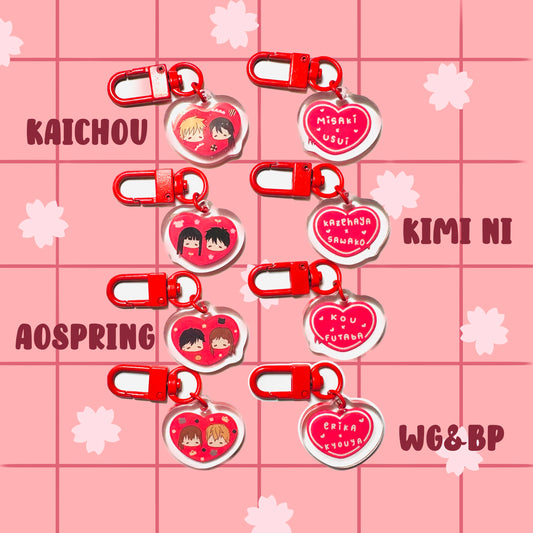 Shoujo keychains <3