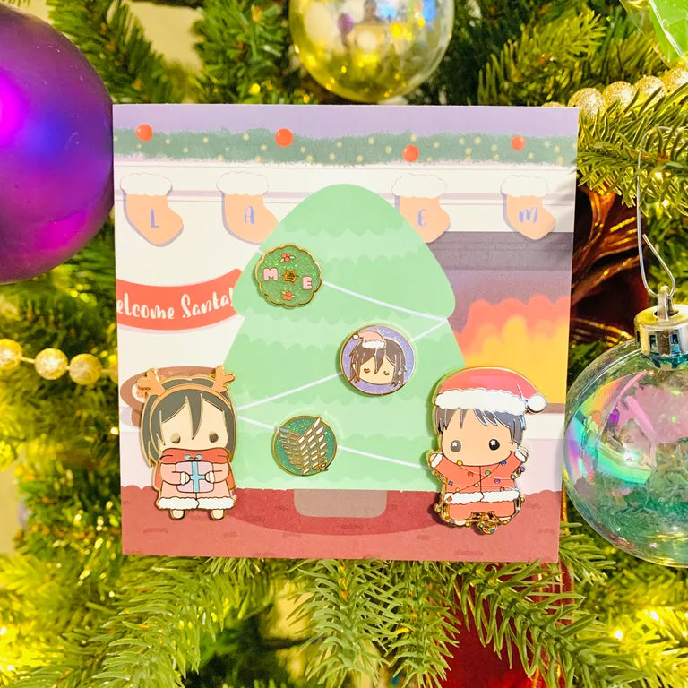 AOT XMAS PINS